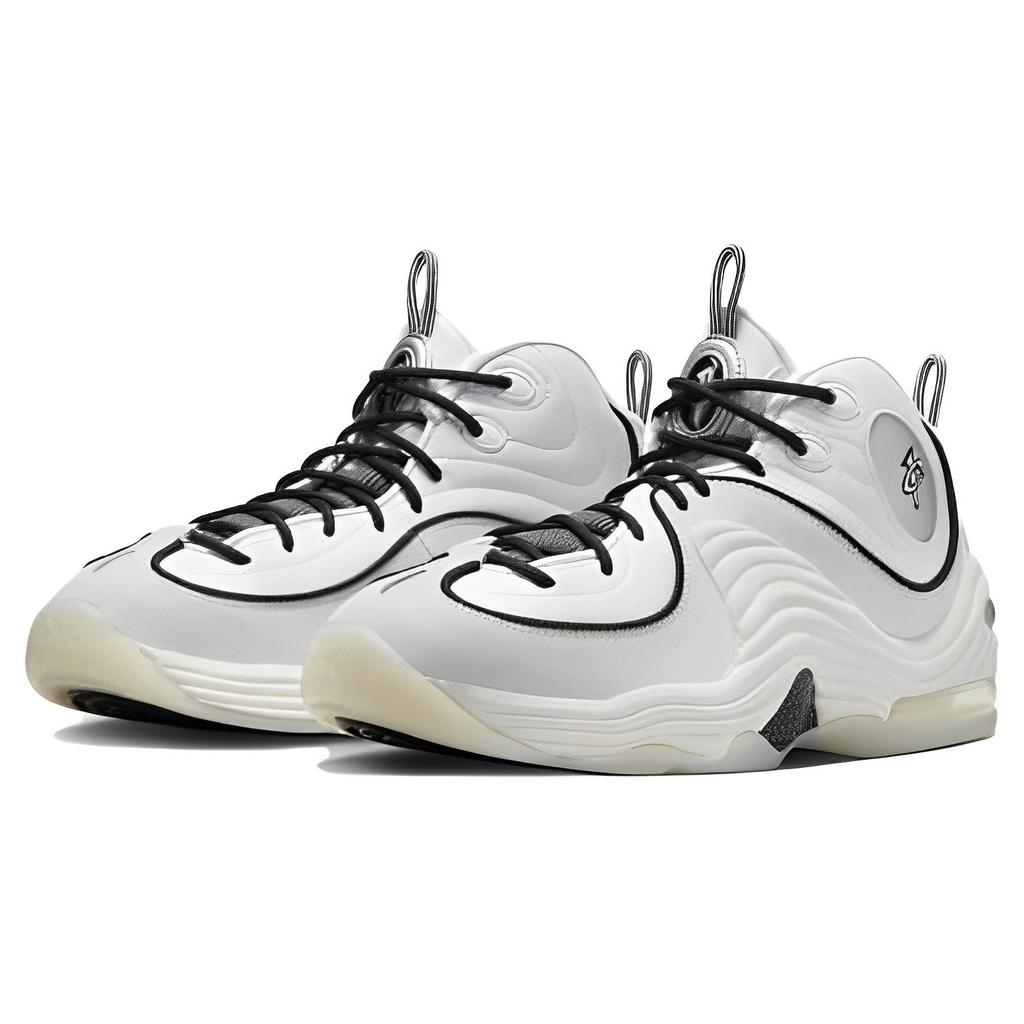 Nike Мужские кроссовки Air Penny 2 Photon Dust белые черные с парусом FB7727-100