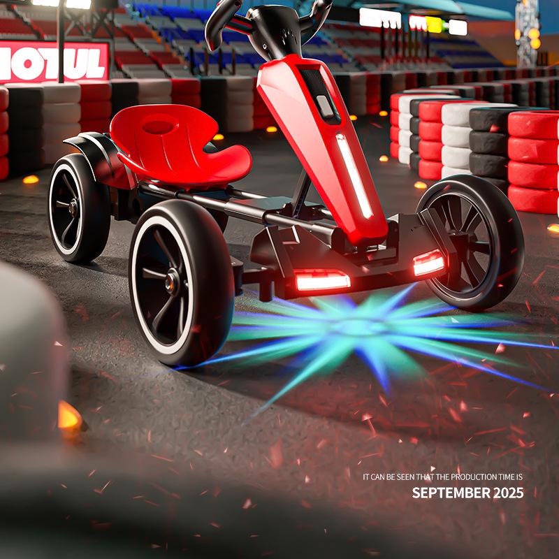 Складной детский электрический картинг - Машинка на радиоуправлении для мальчиков и девочек