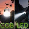 Ultra Bright Portable Solar Camping Light with Dual Light Sources, Portable and Rechargeable, Suitable for Tents, Hiking, and Emergency Situations
