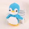 Penguin Doll Crochet Knitting Kit Yarn DIY Hand Knitted Materials Set