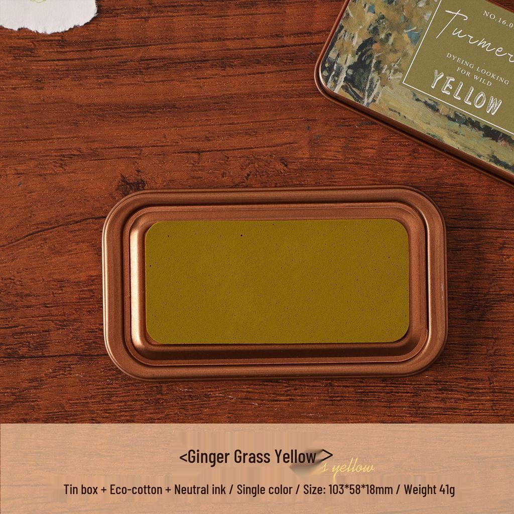 Блокнот Tie-dye Wilderness из Эко-Хлопка с Чернильницей - Нейтральная Масляная Чернильница в Жестяной Коробке