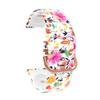 Силиконовый ремешок для часов с принтом 20 мм для Samsung Galaxy Watch 42 мм Active 2 40 мм 44 мм ремешок для браслета для Gear S2 Amazfit bip
