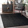 Rug 100% Natural Jute Cotton Oval Rug Handmade Reversible Area Carpet Modern Rug Any Space