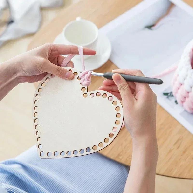 Основание для вязания крючком корзины, овальное, пустое, цельное, натуральное, деревянное дно корзины для самостоятельного плетения корзин, ремесла, изготовления, украшения для дома