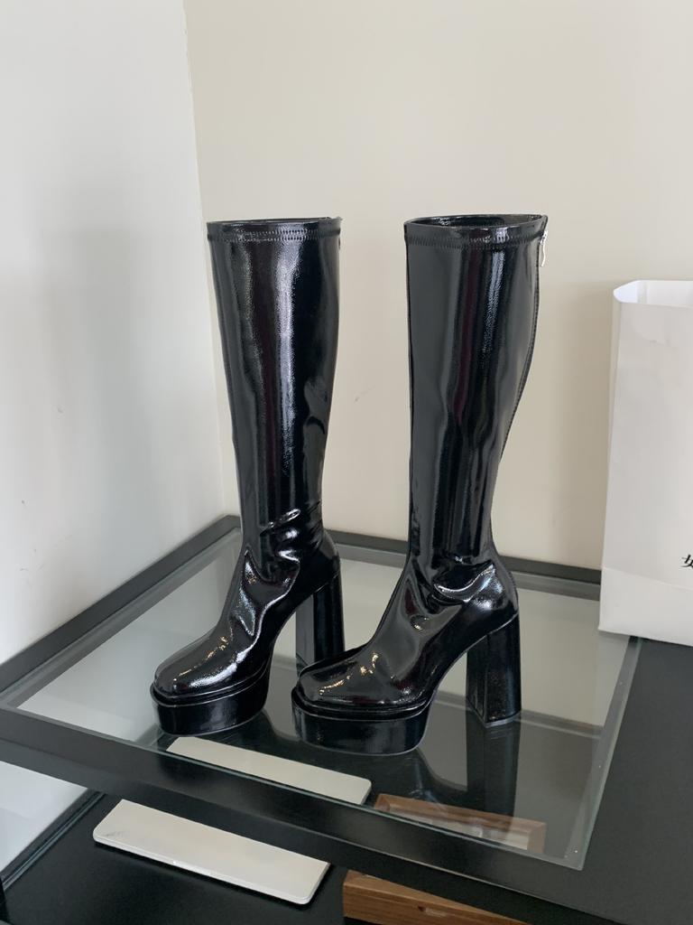 High-heeled French Knee-length Boots Women's Boots Autumn 2025 New Spice Girl High-end Knight Boots