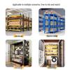 Lurong 4-Layer Blue Heavy-Duty Storage Rack