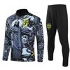Unisex Long Sleeve Soccer Training Jersey With Anime Football Club Print Cycling Running Fitness Outdoor Sports
