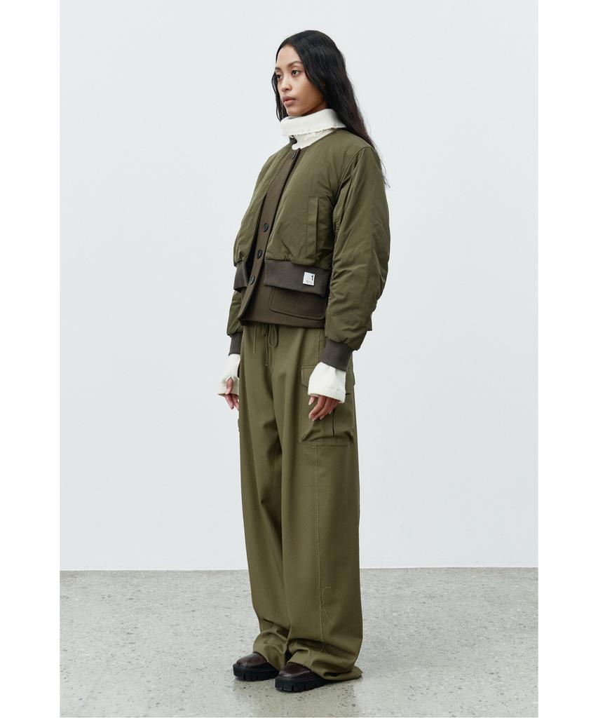 RECODE Raw Edge Wide Trousers Rqpaw25529Khx