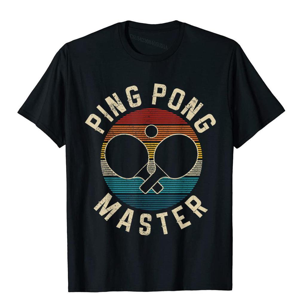 Table Tennis Master Retro Table Tennis Athlete Fun Gift Womens Tshirt Gothic Top Tshirt Summer Streetwear Graphic T Shirts