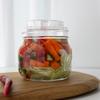 Transparent Wide Mouth Mason Jar Lid with Handle Cheese Fermentation Lid  Kimchi Making