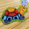 Hook Rug Kits Needlework 50x36cm for Kids Adults Beginners Embroidery Carpet Kit Supplies DIY