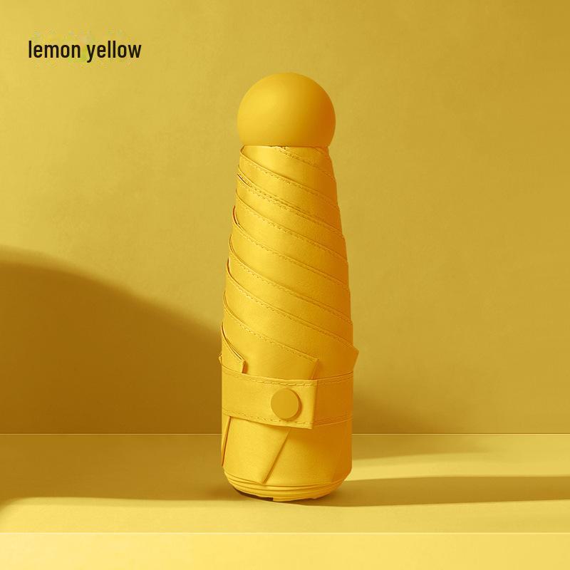 Скидка 50% на карманный мини-зонт двойного назначения: Защита от ультрафиолета для солнца и дождя, красочный и компактный дизайн