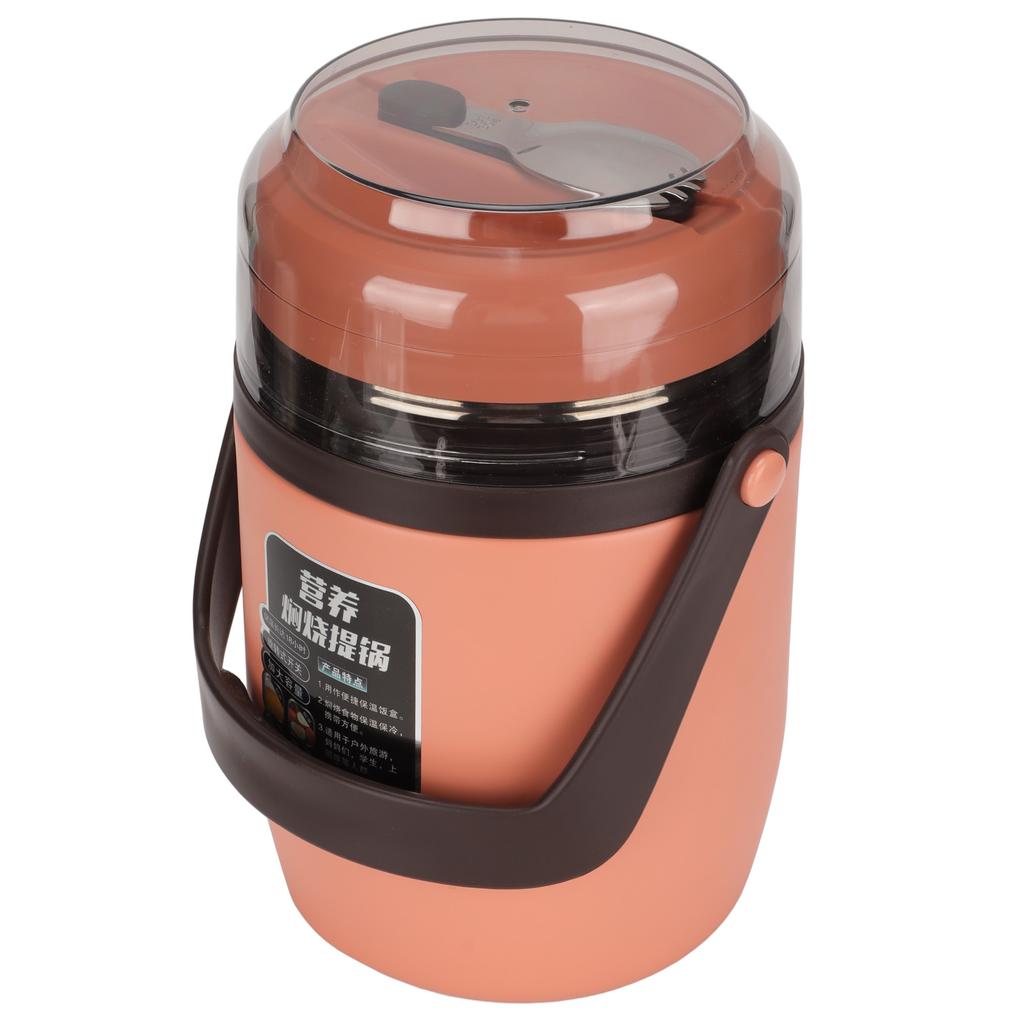 2 л 3-х уровневая изолированная банка для еды вакуумный изолированный пищевой контейнер из нержавеющей стали контейнер для супа термо