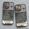Чехол для телефона Ins Travel Country Sketch City Map для iPhone 8 7 Plus SE2 15 14 11 12 13 Pro Max Mini X XR XS Ударопрочный Funda Shell