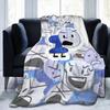 Cute Fan BFDI Animated Blankets  Wool Funny Warm Throw Blanket for Chair Covering Sofa Autumn/Winter