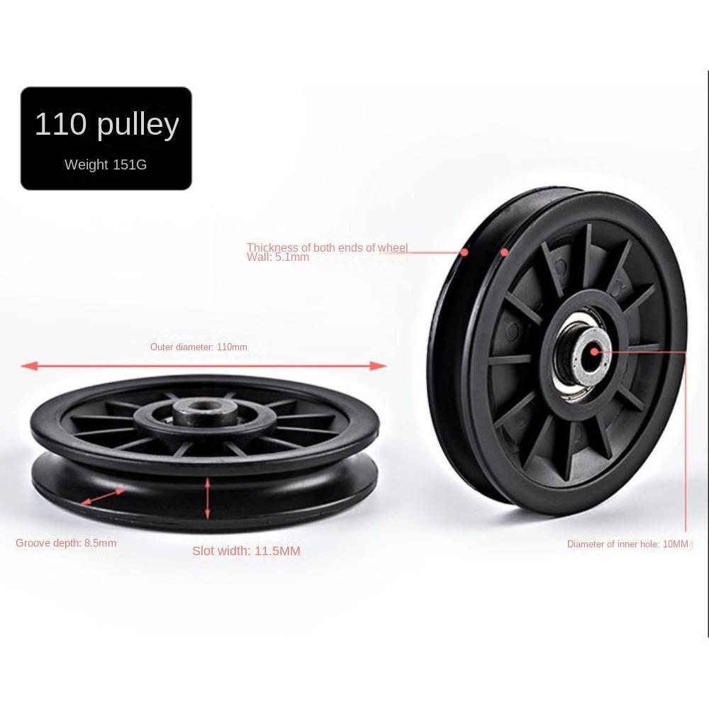 Детали оборудования для фитнеса, нейлоновый шкив, часть машины, нейлоновый подшипник, прочное шкивное колесо