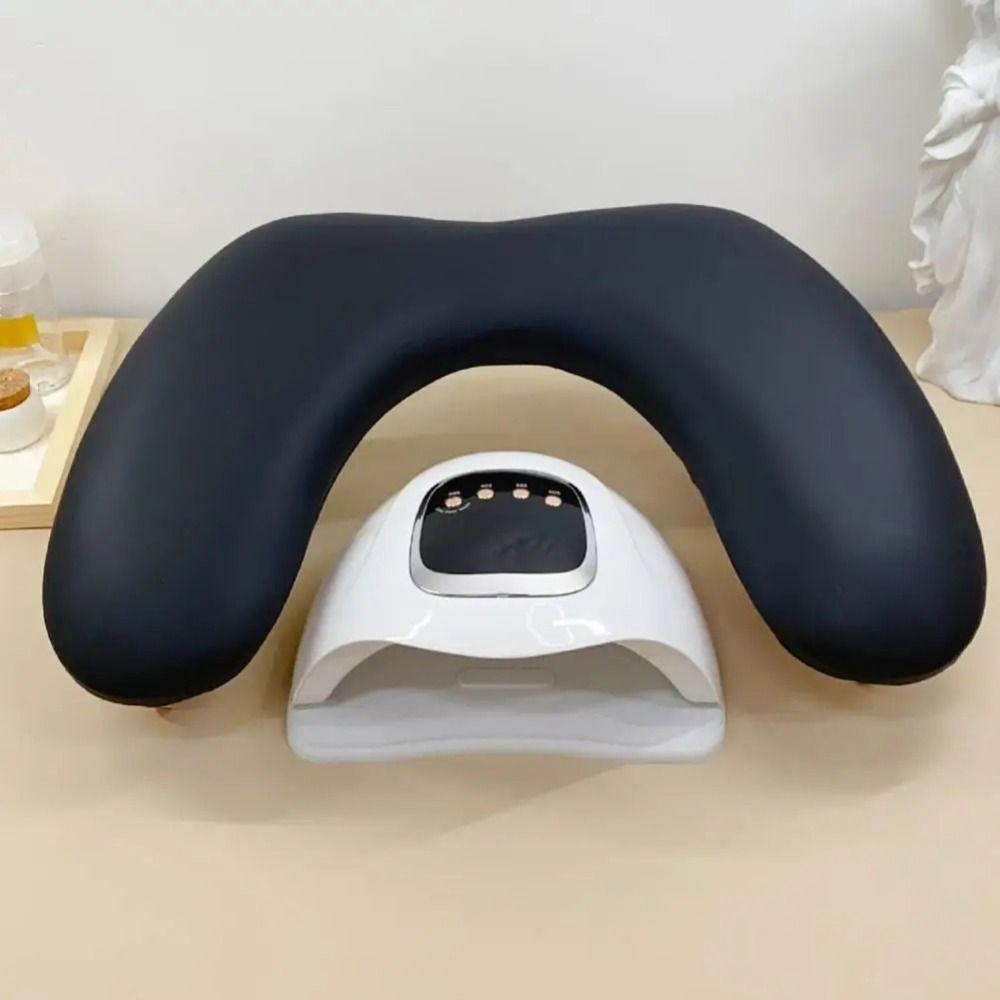 U-shaped Foldable Nail Pillow Wooden Base Manicure Hand Pillow Nail Accessories