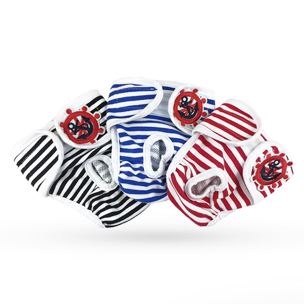 Хлопок для женских мужских трусов для собак, короткие трусы для питомцев, менструальные подгузники, физиологическое нижнее белье