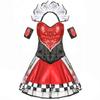 Halloween, Queen of Hearts, Cosplay Uniforms, Stage Costumes