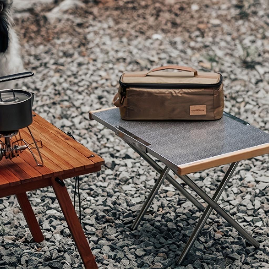 Outdoor Camping Cookware Storage Bag, Camping Barbecue Tableware Storage Bag, Portable Handbag for Self-Driving Trips and Picnics
