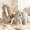 1pc 27cm Lifelike Mammoth Plush Toy Simulation Stuffed Animal Mammoth Soft Doll Home Decoration Kid Gift