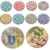Home Party Supplies For Jewelry Making Accessories Acrylic Round Beads Decoration Loose Balls Spacer Beads Popular 8/10mm 40Pcs/20Pcs Crafts Making