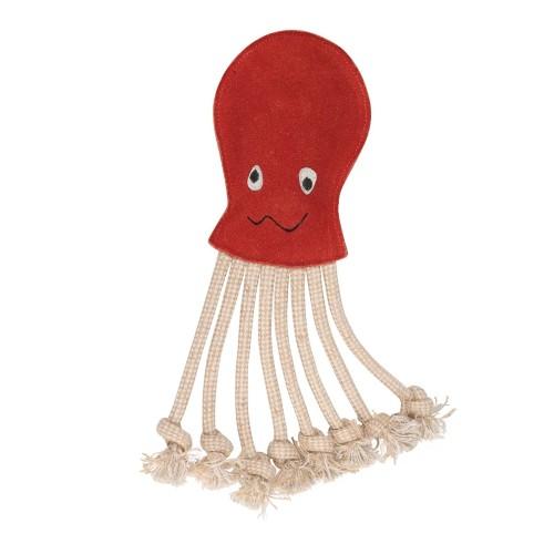 Benji & Flo Inky The Octopus Suede Rope Dog Toy
