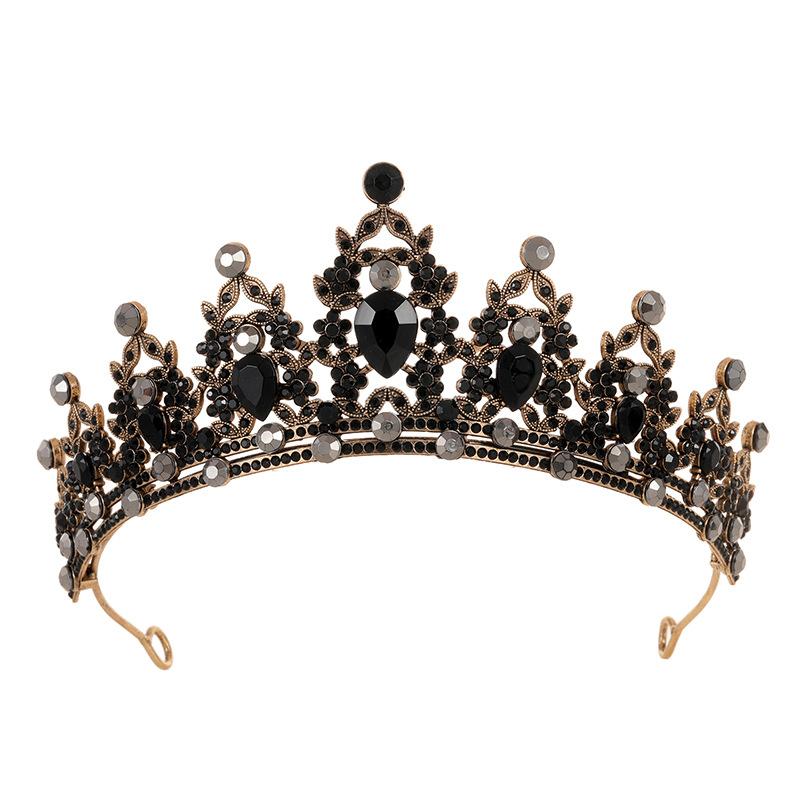 Свадебная тиара барочная корона со стразами детская принцесса корона свадебные аксессуары для волос аксессуары для платья