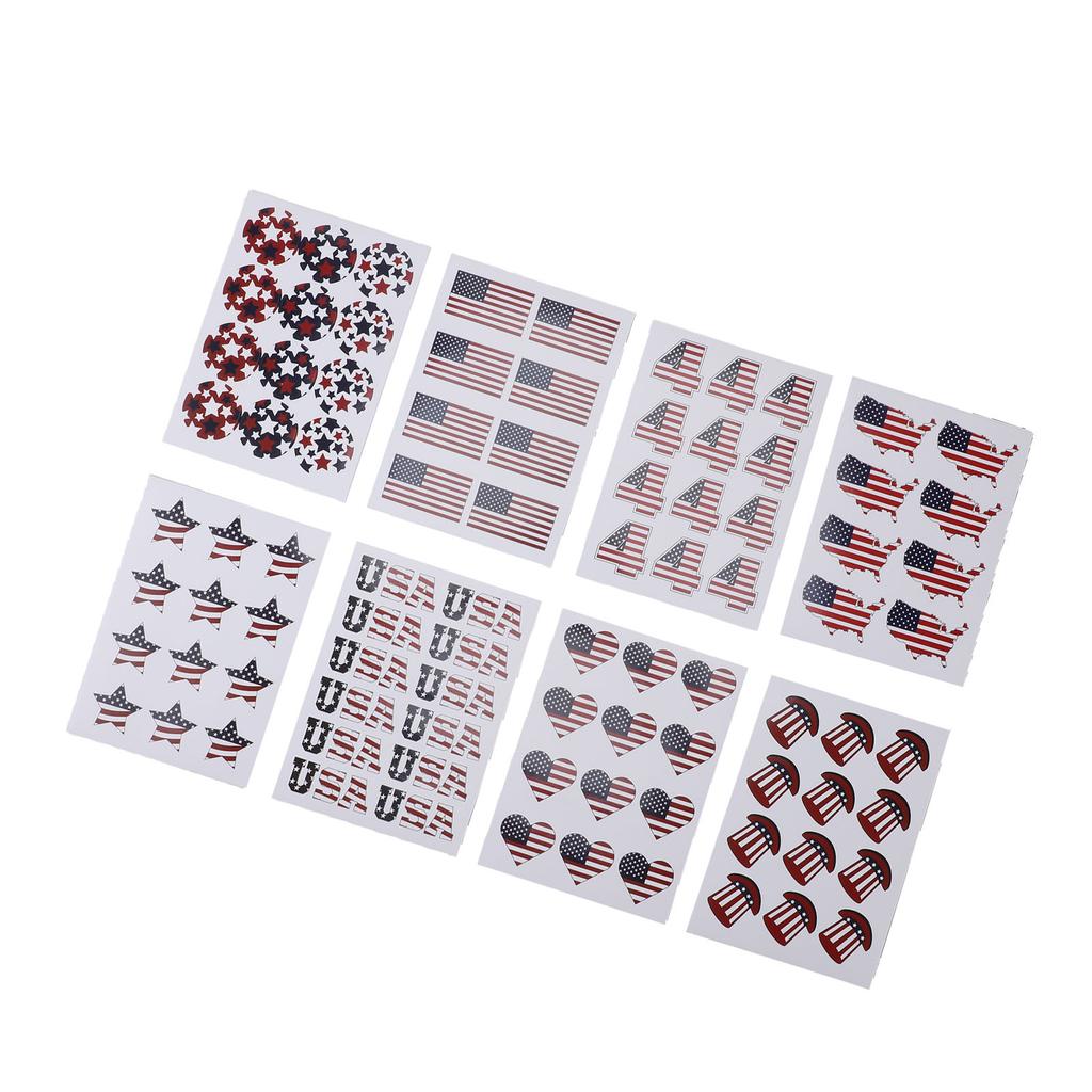 48 шт. наклеек 4 июля патриотический флаг США День независимости украшение скрапбукинг часть