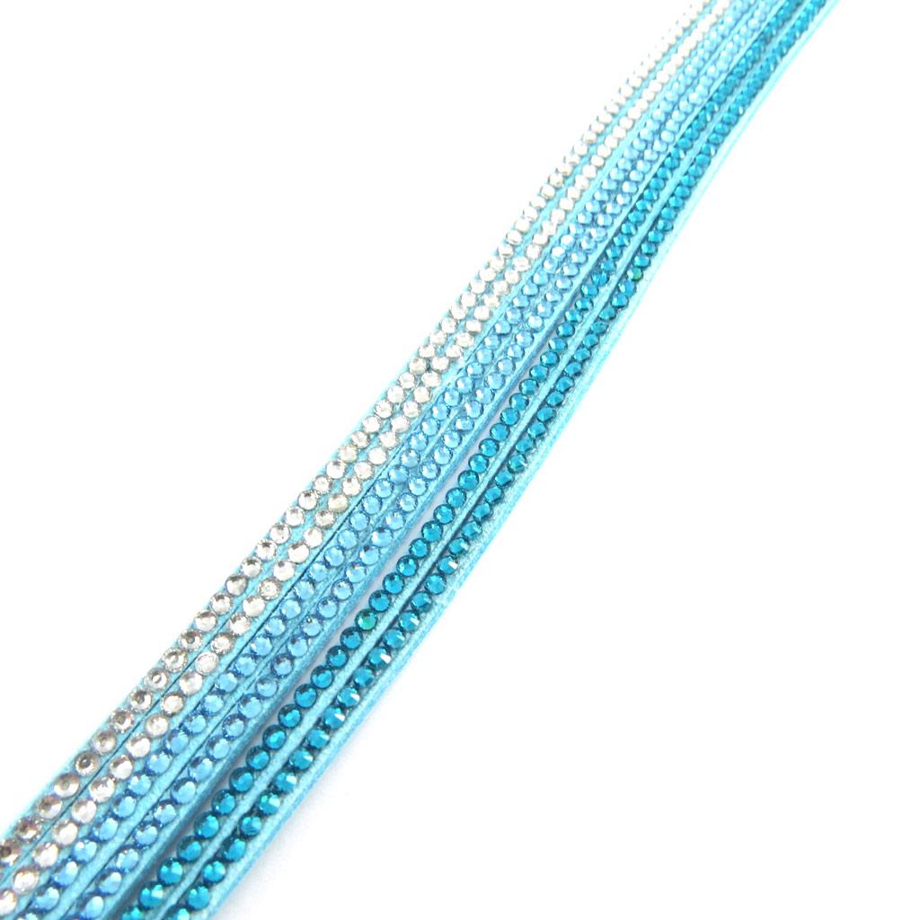 Les Trésors De Lily [M5643] - Turquoise 'Sissi' Designer Bracelet (2 Rounds)