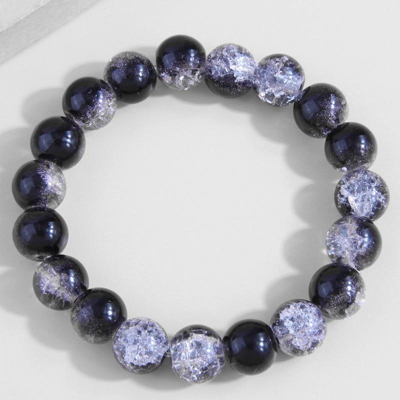 Bohemia Charm Beaded Bracelet For Men Women Statement Handmade Yoga Beads Elastic Bracelets Bangle Female Boho Party Jewelry