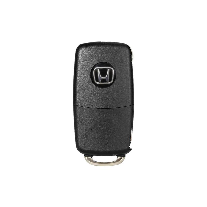 5/10PCS 14mm Car Key Shell Square Emblem Symbol Sticker For Honda Civic Fit Jazz Accord Pilot CRV Odyssey Passport City CRX HRV