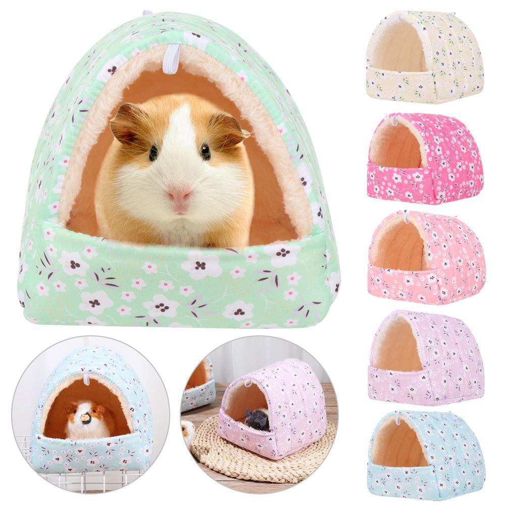 Winter Rabbit Squirrel Comfortable Hamster House Small Animal Sleeping Bed Warm Mat Guinea Pig Nest