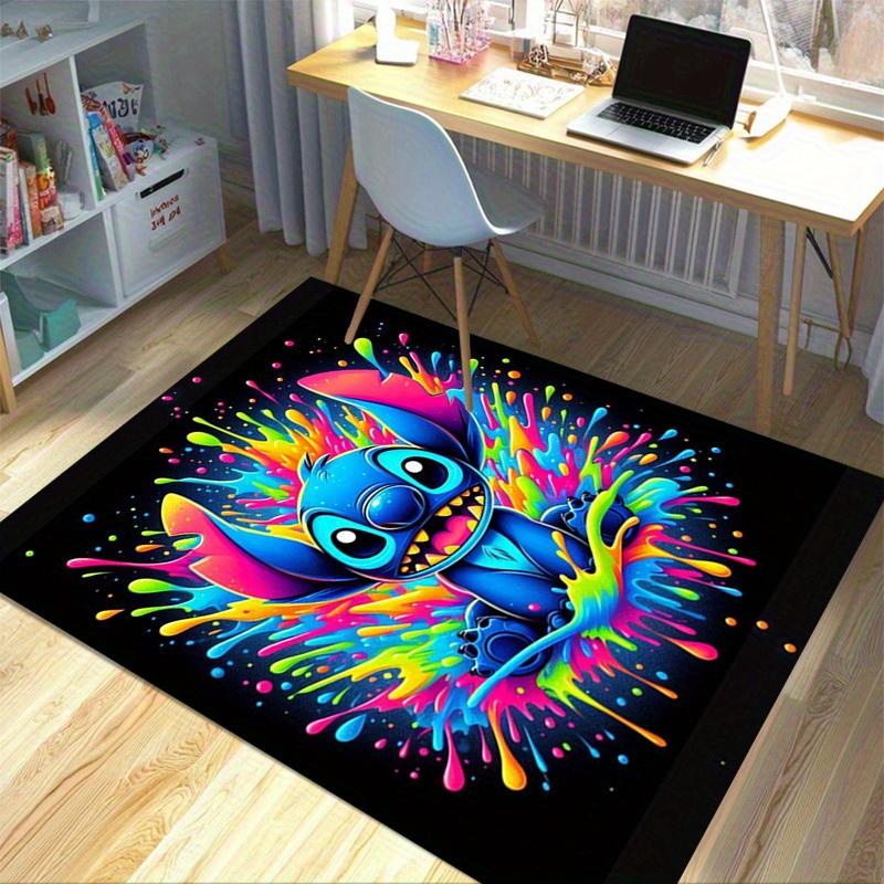 1pc. Colorful Stitch Splash Art Rug - Perfect for Home, Office, or Outdoor Decor; Unique Gift Idea!z0414268