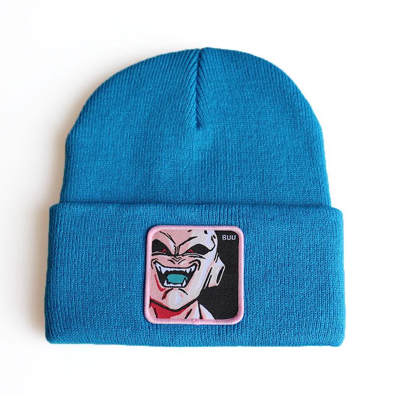 Cartoon Character Dragon Ball Majin BUU Anime knitted hat, woolen hat, hip-hop ski pullover hat