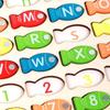 Wooden Kids Fishing Toys Letter Cognition Fishing Game Toy Letter Number Puzzle  Birthday Gift