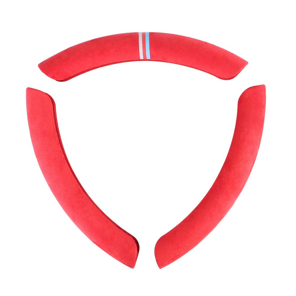 Four Season Universal Leather Car Steering Wheel Cover Auto Interior Decoration Anti-slip Protector Decoration Cover