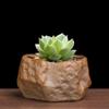 Stone Shape Succulent Plant Pots Wear Resistant Bonsai Potted Flowerpot  Home Decoration