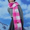 RECLOW SNOW CHECK MUFFLER HOT PINK