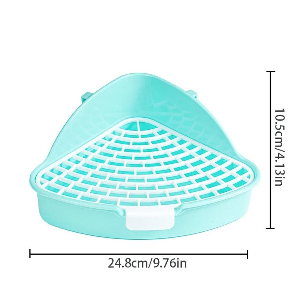 Треугольный лоток для кроликов Средний Туалет для домашних животных Горшок Хорек Лоток для туалета Хорек Хомяк