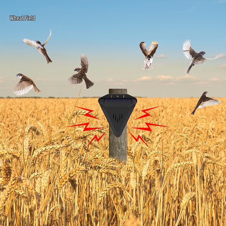 Уличный солнечный отпугиватель птиц для дома, балкона, фермы, сада и огорода