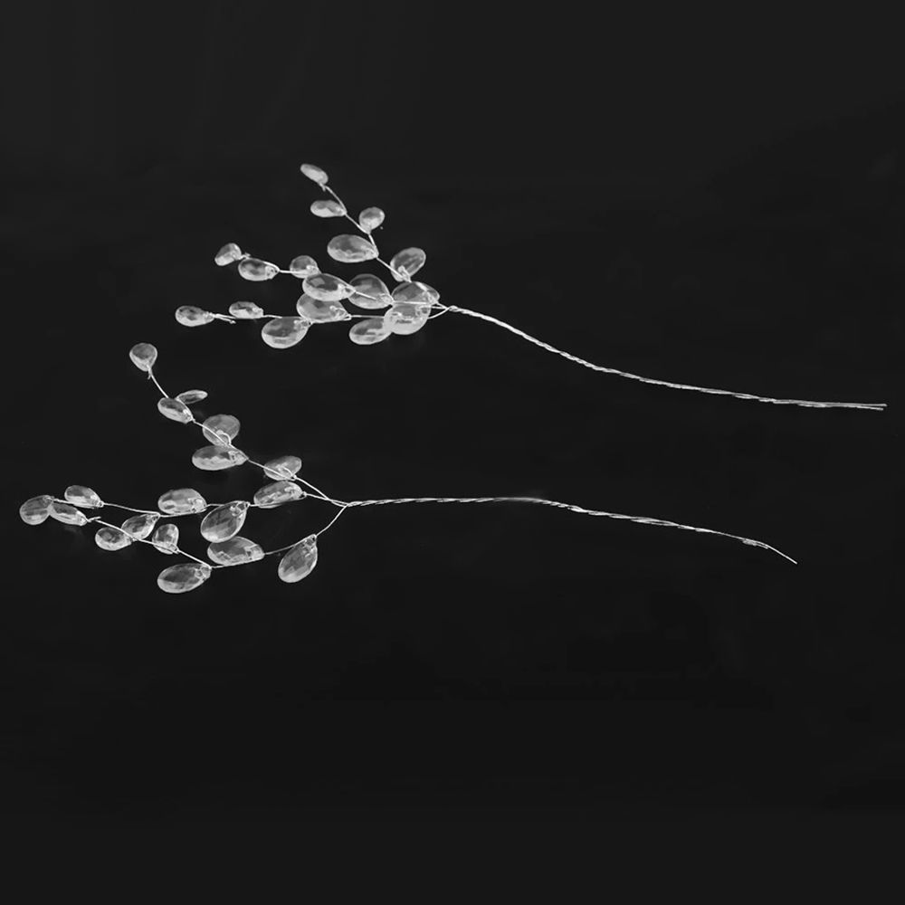 DIY Acrylic Water Drop Crystal Flower Artificial Bouquet Craft Decoration Crystal Bud Branches
