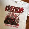 Двусторонняя футболка группы Kreator Pleasure to kill футболка трэш-метал группы TE6052 Унисекс Футболка