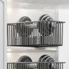 Large Capacity Slide-Out Drawer Storage Box Carbon Steel Spice Box Storage Rack  Sideboard