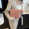 Вместительная повседневная плиссированная косметичка с вышивкой «Cloud Embroidery Thread», удобная сумка для хранения, модный клатч в иностранном стиле