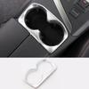 Car Inner Front Water Cup Holder Covers Trim Gear Box Transfer Case Auto Cup Frame for Peugeot 3008 GT 5008 2 2nd 2017 2018