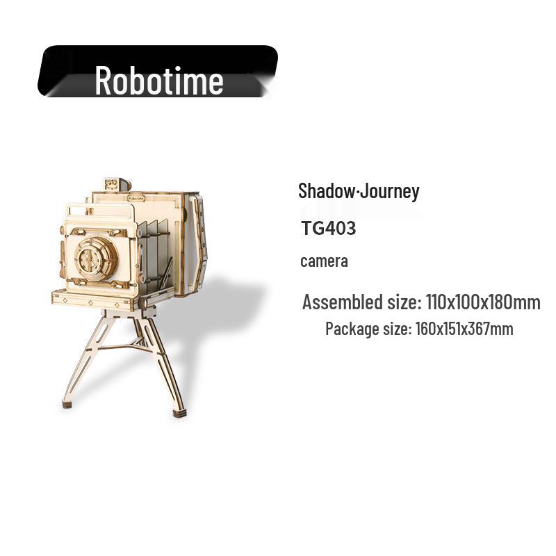 Rorate Rolai 3D Деревянный Пазл - Ручная Работа Настольное Украшение и Развивающая Игрушка