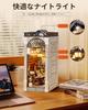 Rolife DIY книжный уголок французский сад 3D головоломка миниатюрный домик комплект подставка для книг светодиодная книжная полка украшение ручной работы комплект сборка деревянная головоломка
