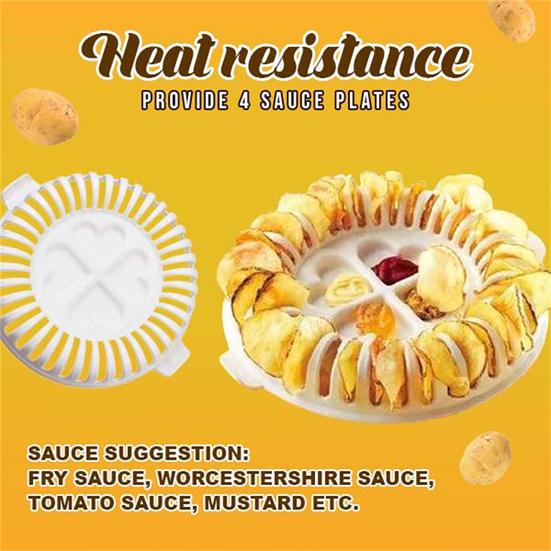 Microwave Potato Chip Maker Homemade Potato Chip Crisper Healthy Veggie Chips Vegetarian Vegan