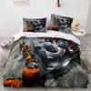 Sports Car King Queen Supercar Race Car Bedding Set Boys Girls Twin Queen Size Duvet Cover Pillowcase Bed Kids Adult
